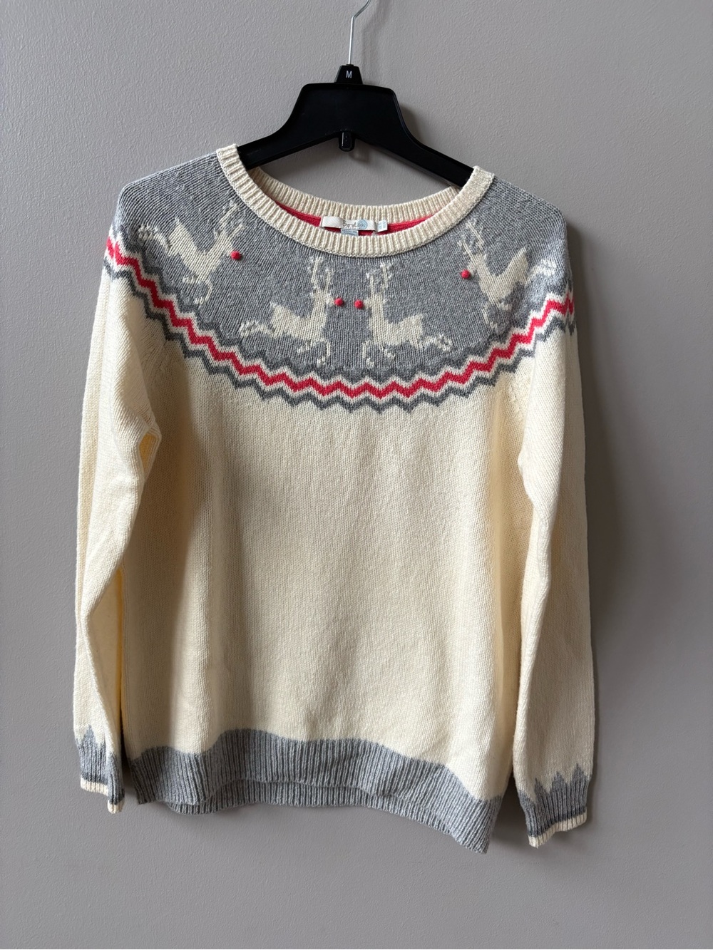 Boden wool/cotton blend Holiday sweater. Excellent condition.
